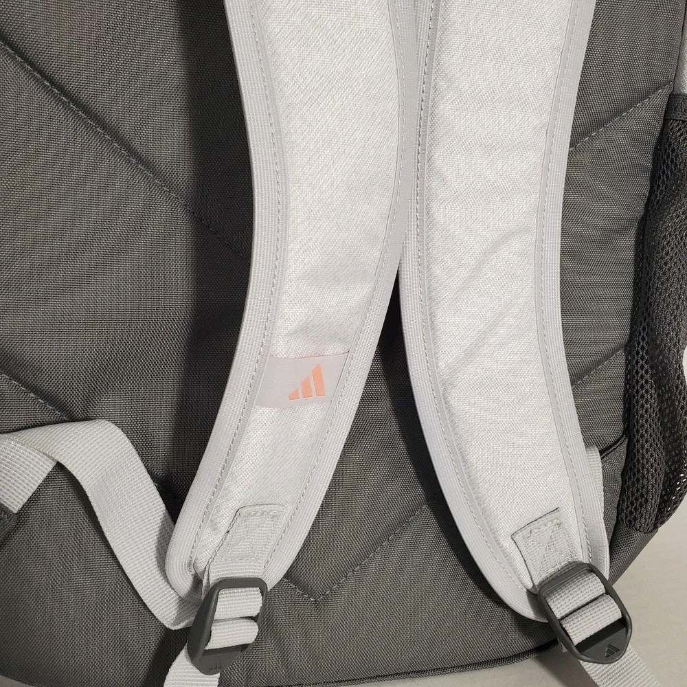 Adidas Excelerator Backpack Twill White Semi Flash Aqua Blue Durable School Bag‎